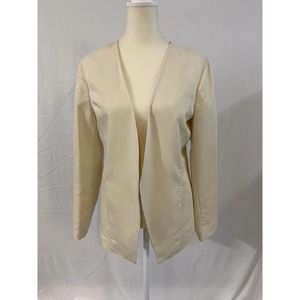 GAP Open Front Cream Colored Blazer, Gently Used, Size 8.